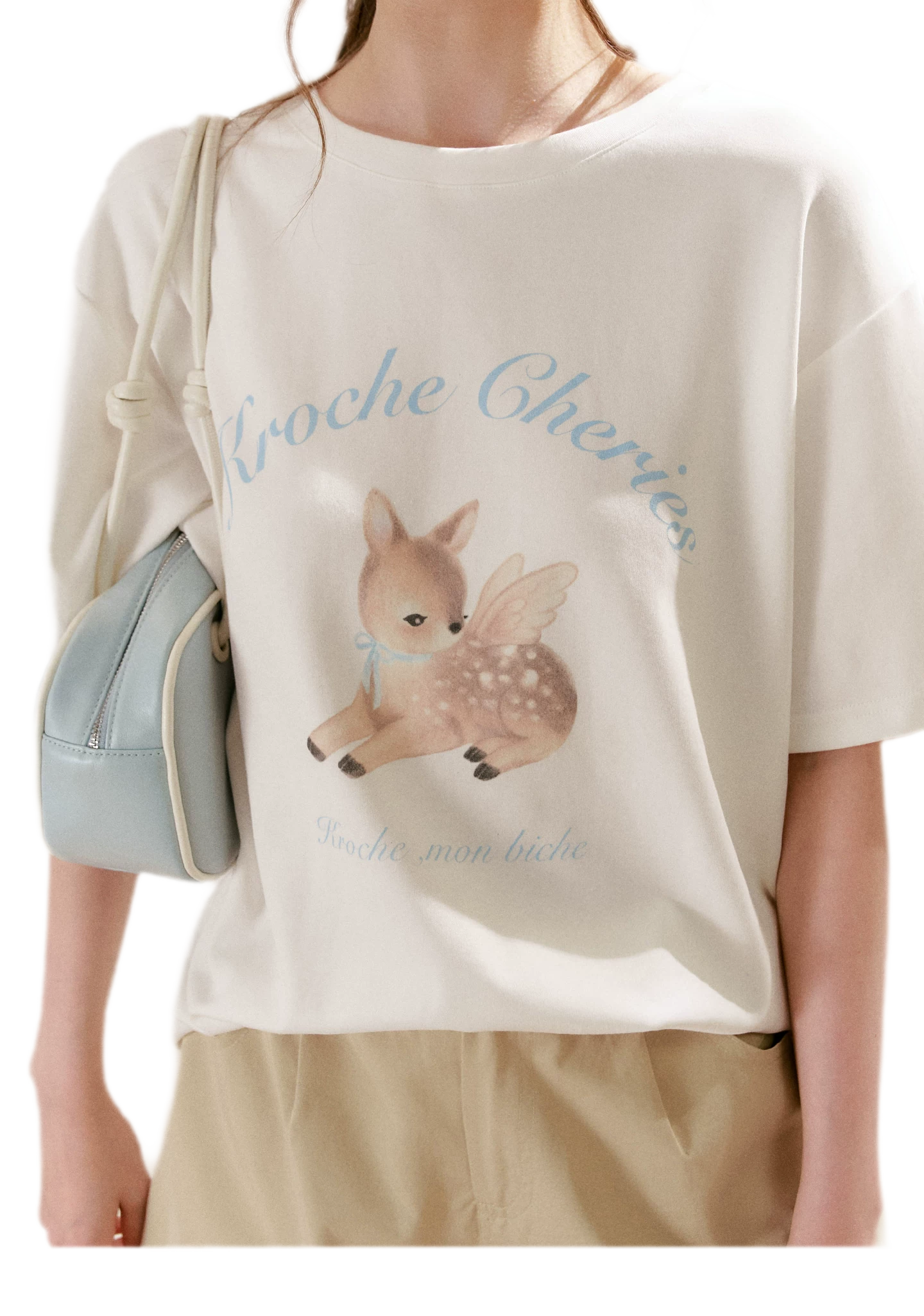 Hand-Painted Deer Tee