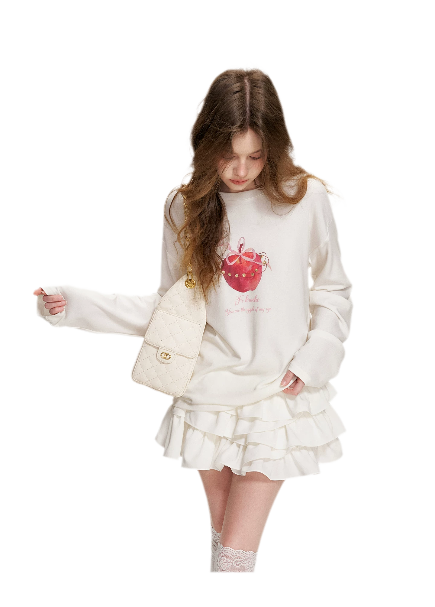 Sequin Apple T-Shirt