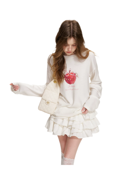 Sequin Apple T-Shirt