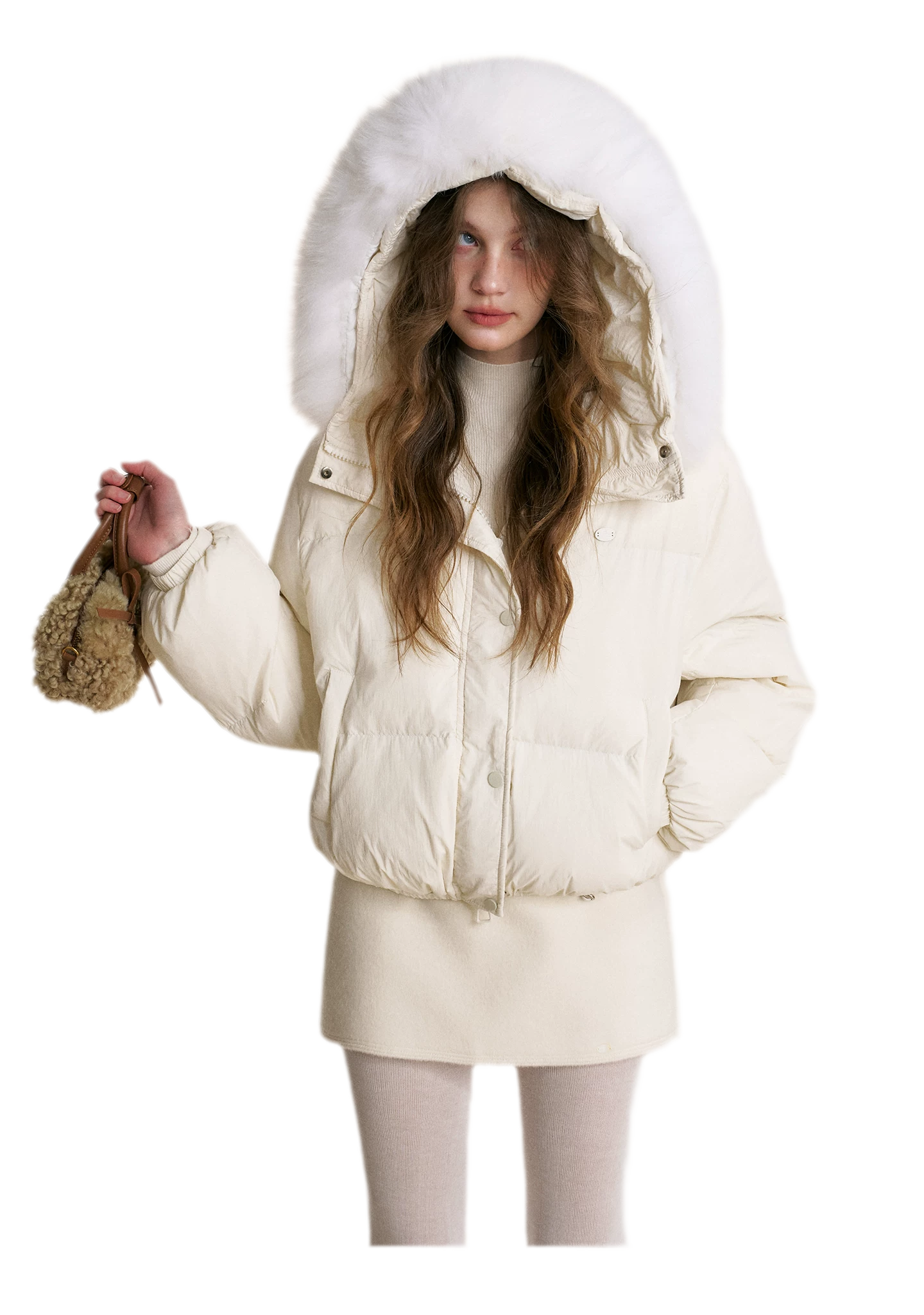 Puffer Hooded Down Jacket