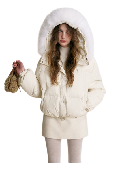 Puffer Hooded Down Jacket