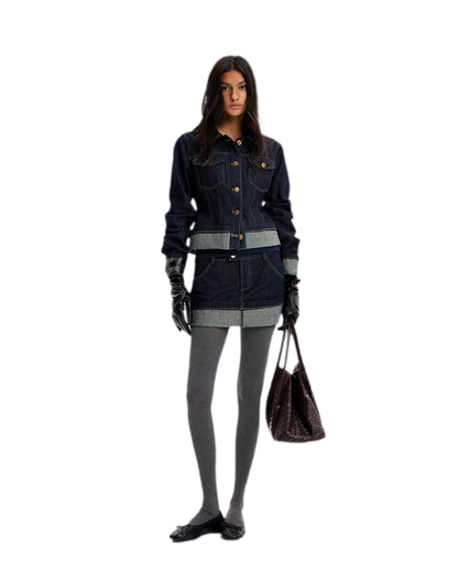 Куртка з необробленого деніму із selvedge-краєм