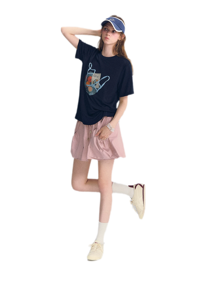 Fruit Embroidery Tee