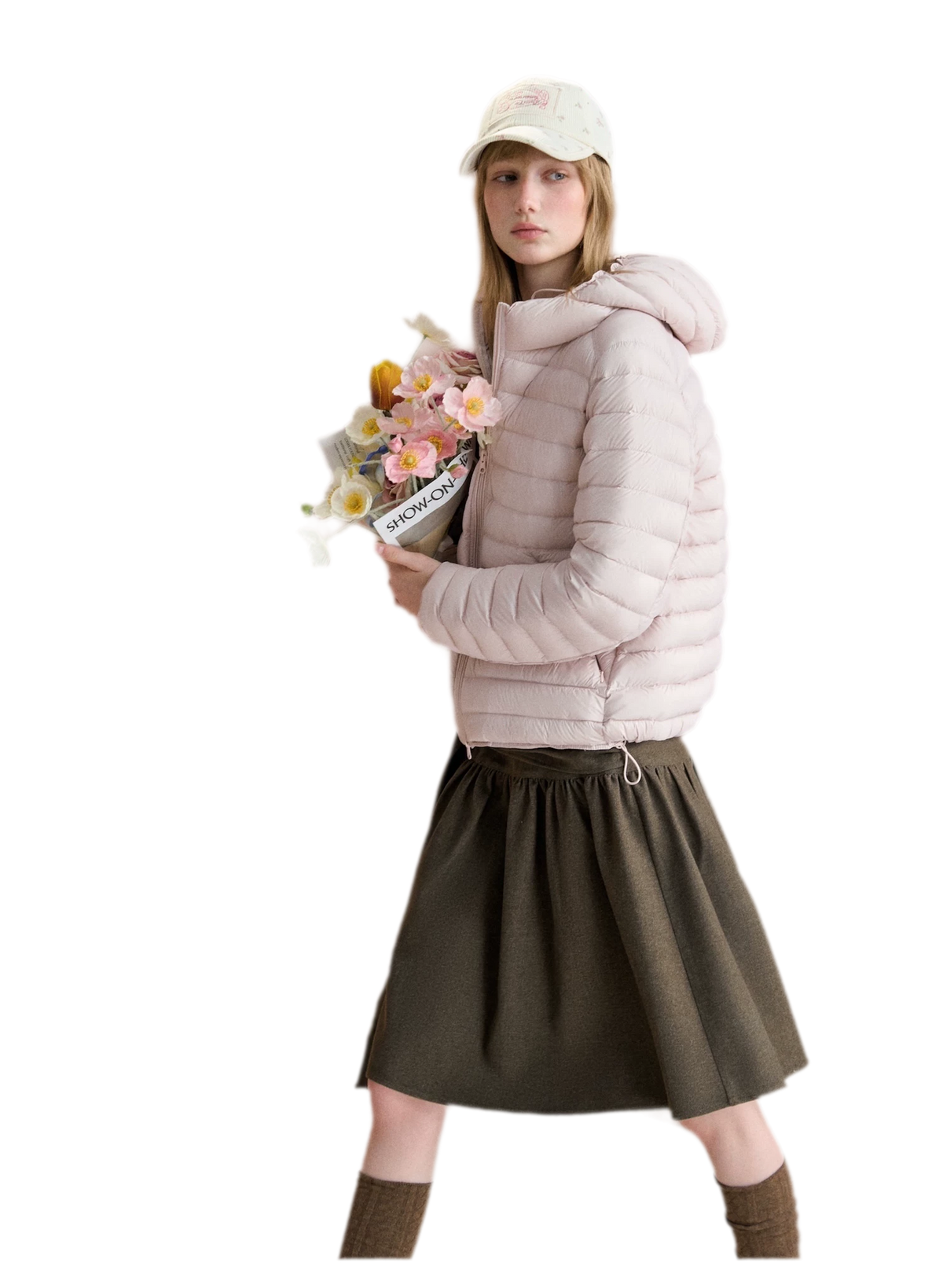 Lightweight Quilted Hooded Down Jacket
