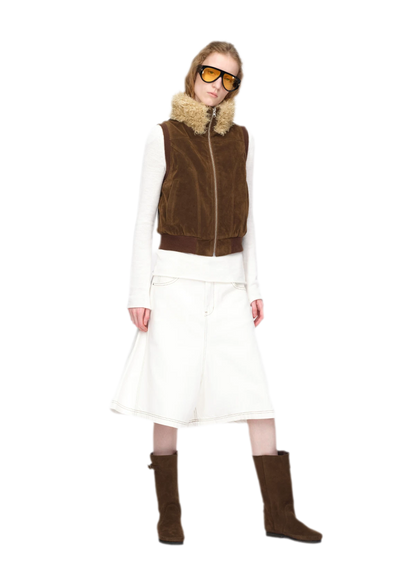 Reversible Teddy Fitted Vest