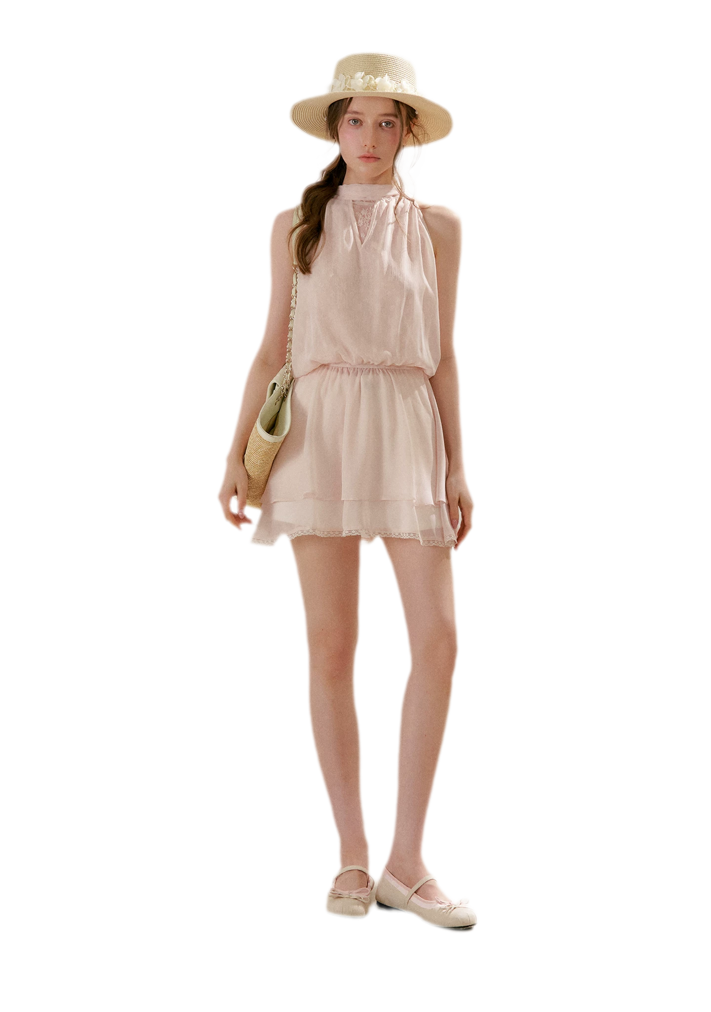Lace Halter Dress