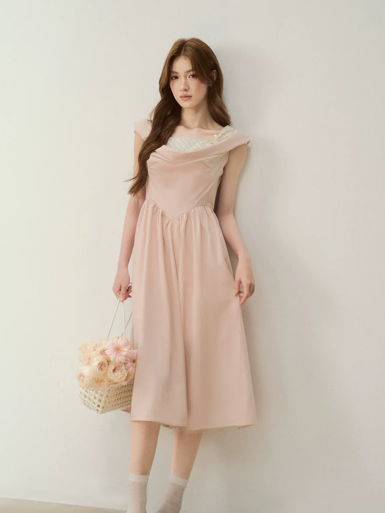 Lyocell Check Dress