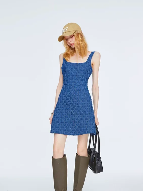 Denim A-Line Dress