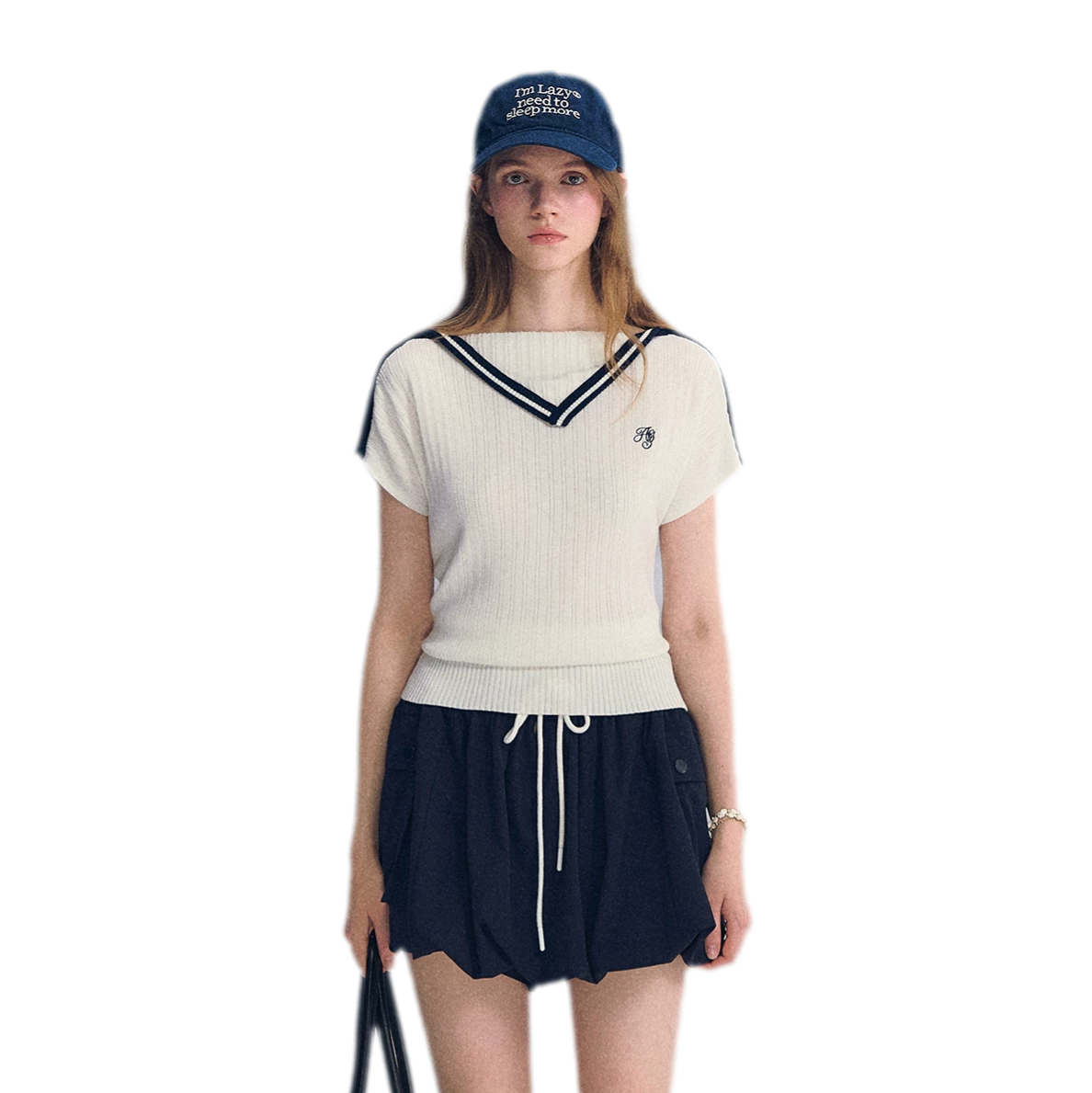 Contrast Trim Knit Top
