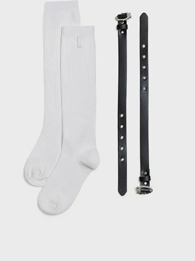 Knit Sock Leg Warmers