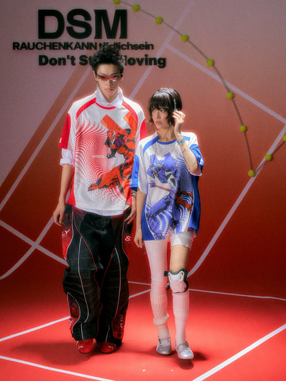 Digital Print Raglan Jersey T-Shirt