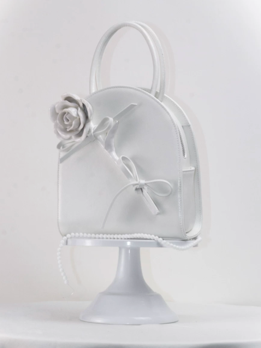 Handcrafted Ceramic Flower Bag
