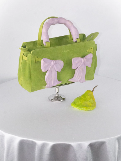 Handcrafted Ceramic Bow Bag
