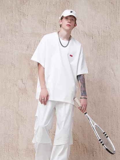 Teflon Wide-Leg Cargo Pants