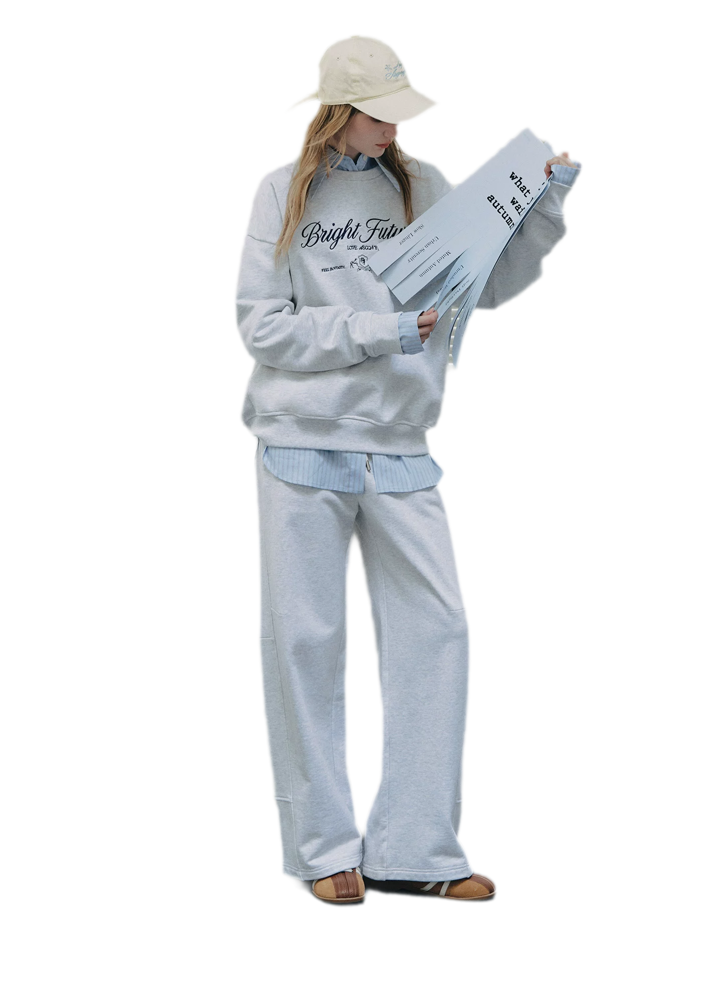 Embroidered Graphic Crewneck Sweatshirt