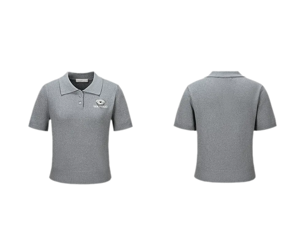Polo Knit Short Sleeve Tee
