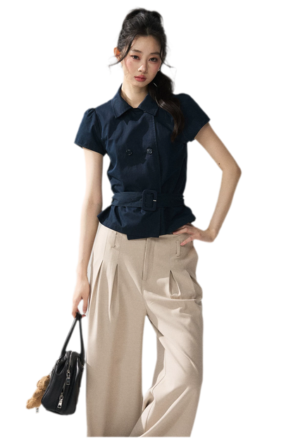 Blazer Inspired Waist T-shirt