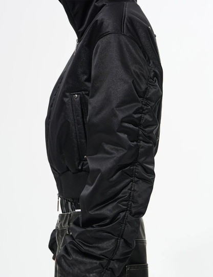 Embellished Hooded Cotton Jacket