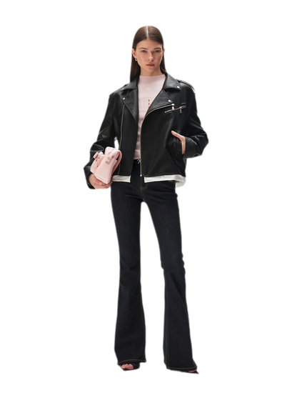 Wool Twill Slim Flare Jeans