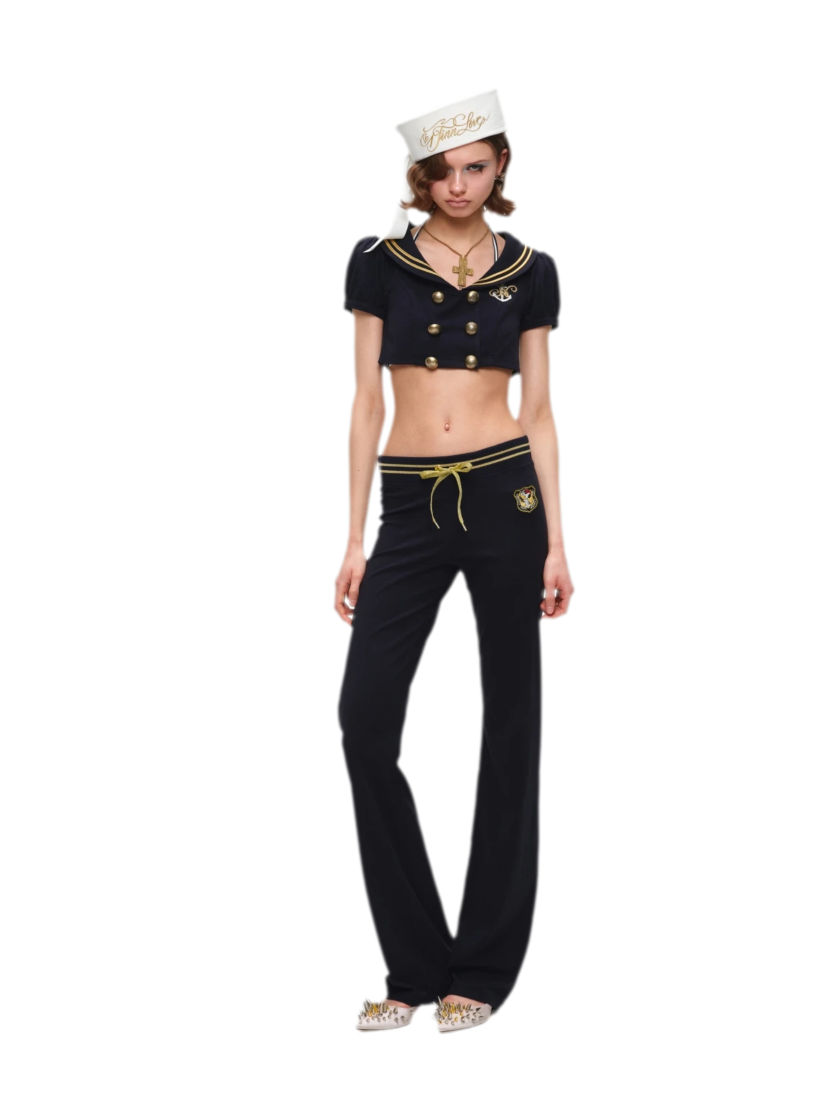 Navy Style Three-Piece Set