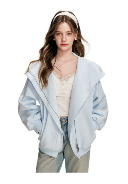 Blokette Hooded Zip Hoodie