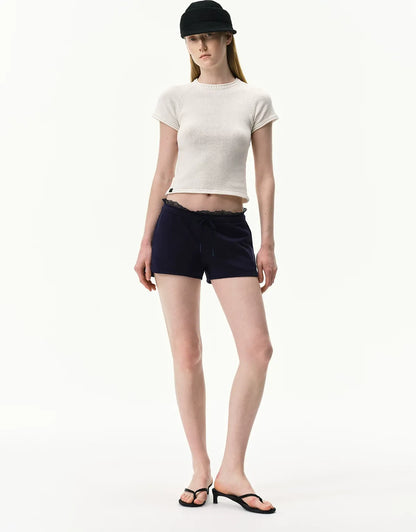 Lace Waist Shorts