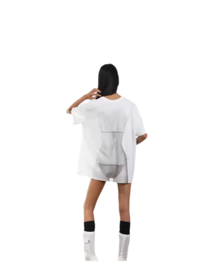 Bikini Illusion Cotton Tee