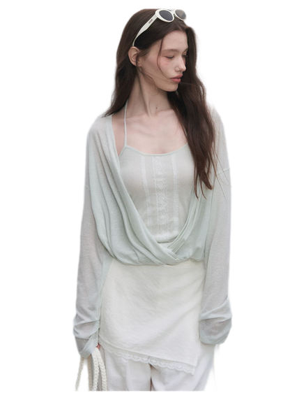 Lyocell Linen Lantern Sleeve Set