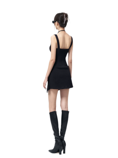 Knotted Knit Midi Dress