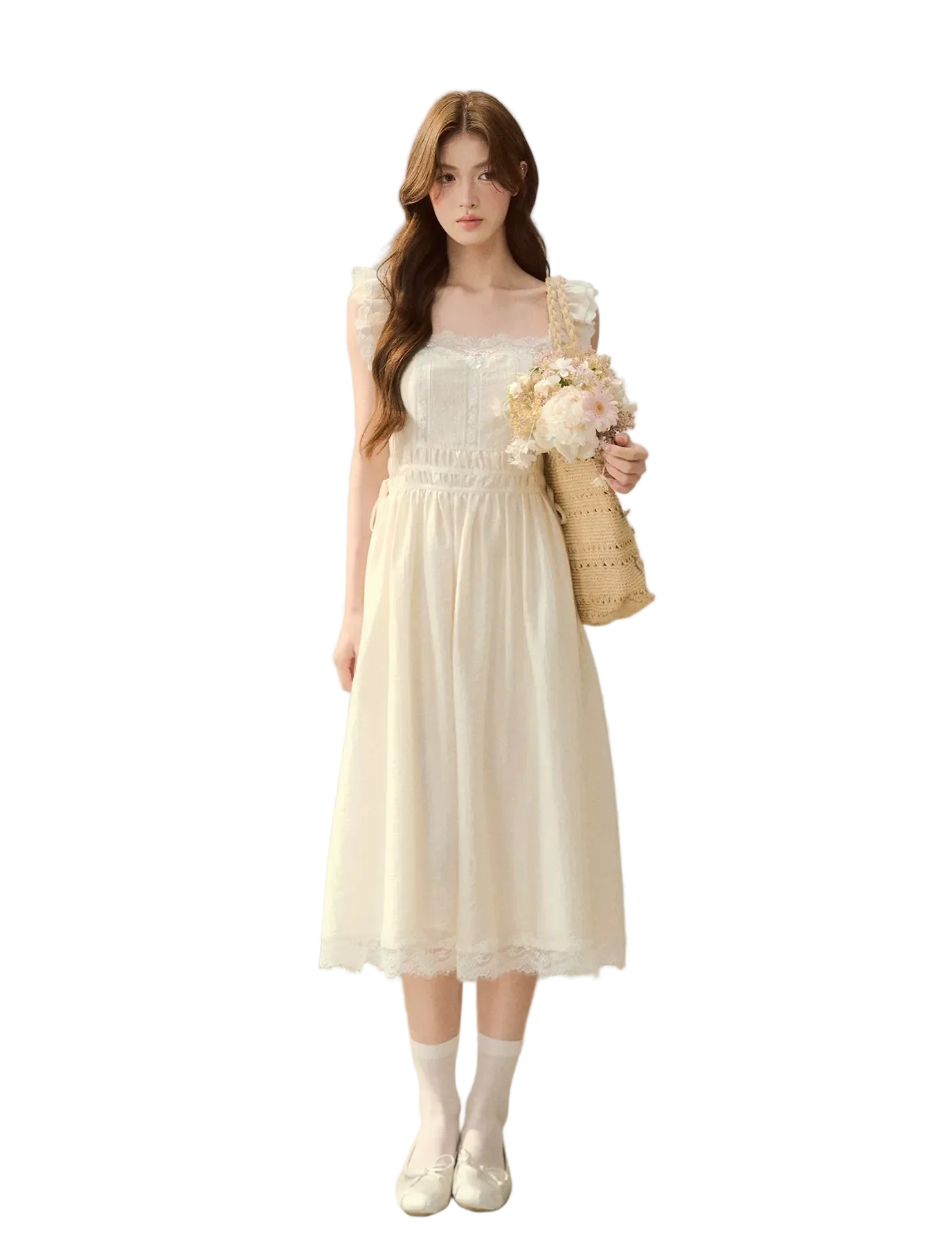 Lace Trim Slip Dress