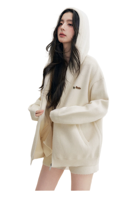 Cozy Knit Hoodie Set