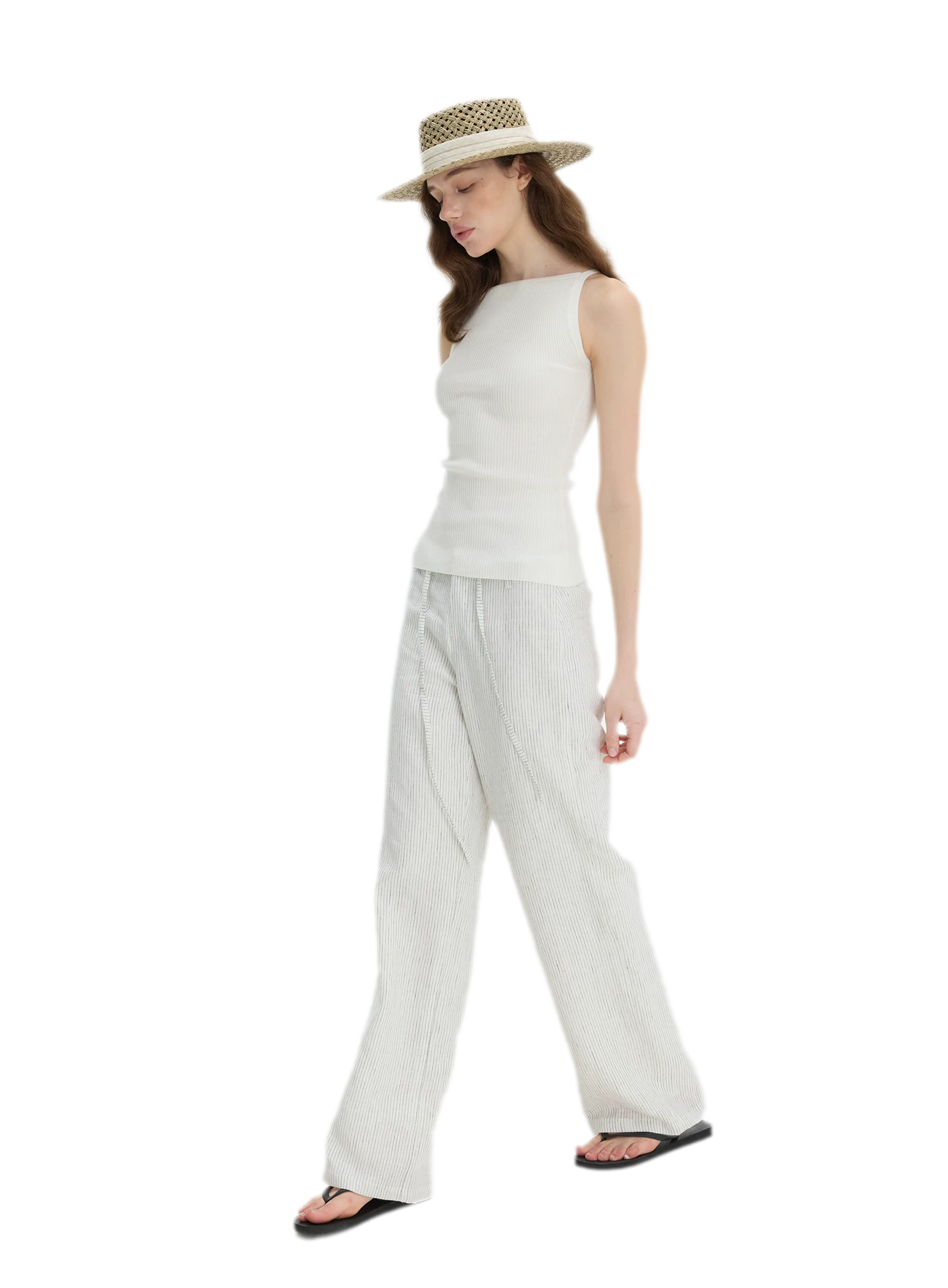Lyocell Linen Ribbed Camisole