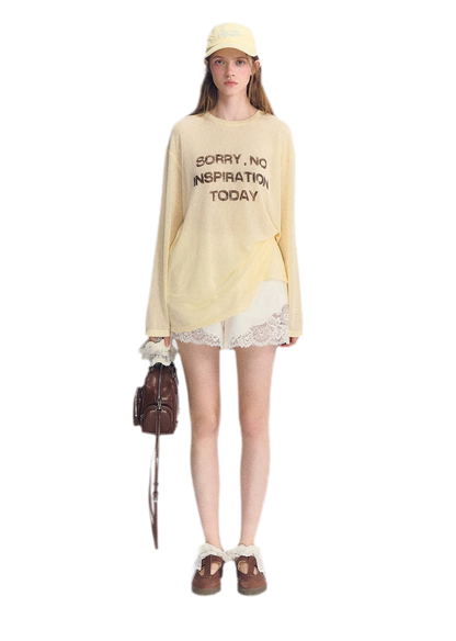 Lyocell Print Long Sleeve Top
