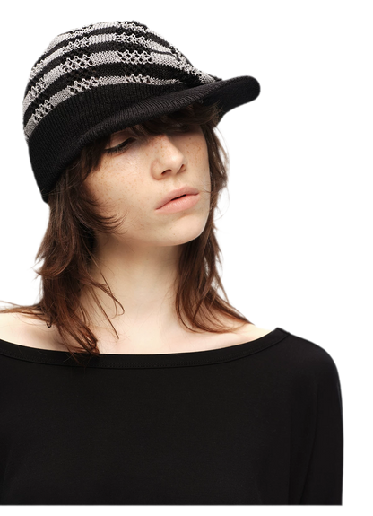 Washi Knit Short Brim Hat
