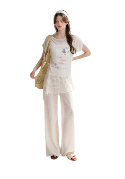 Tencel Linen Knit Pants