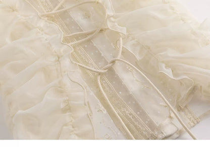 Romantic Archer Sheer Blouse