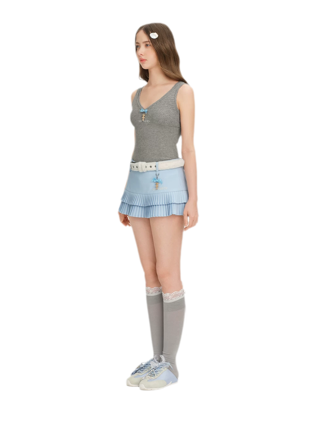 Floral Pleated Skort