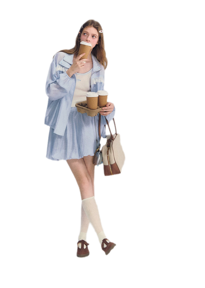 Lyocell Lace Sun Jacket Set