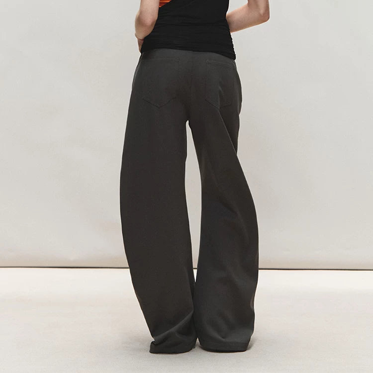 Relaxed Fit Sculpted Wide-Leg Pants