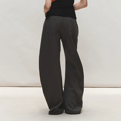 Relaxed Fit Sculpted Wide-Leg Pants