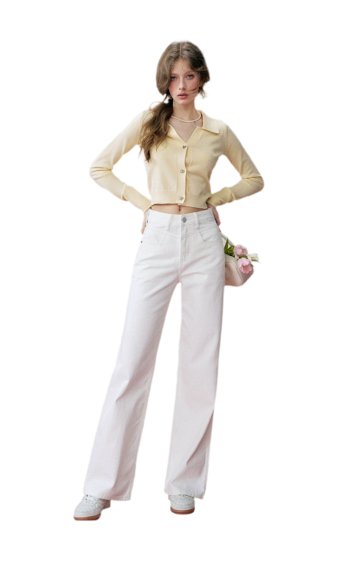 High-Waist Wide-Leg Jeans