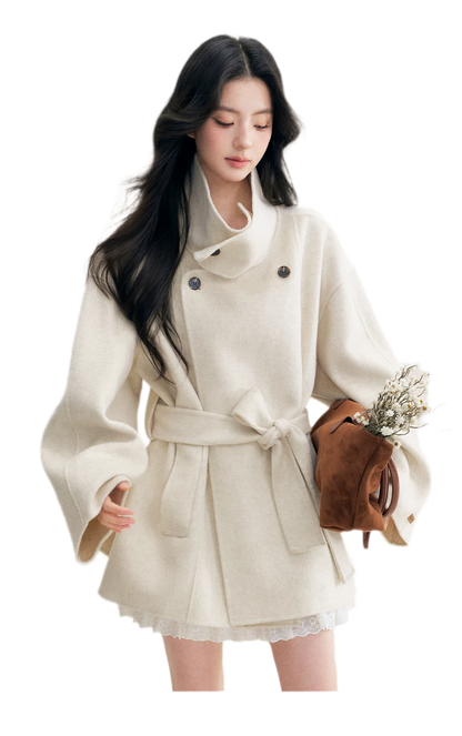 70 Wool Stand Collar Coat