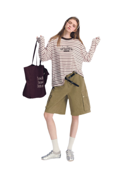 Washed Cargo Shorts