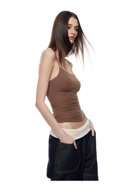Layered Stretch Camisole Set