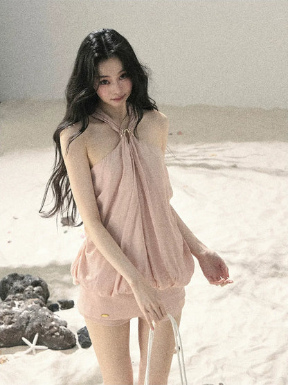 Misty Pink Culotte Set