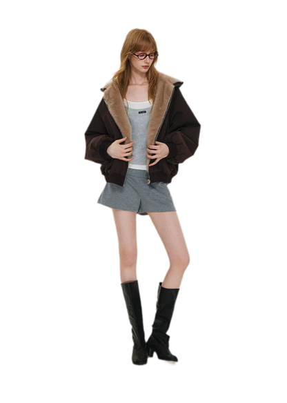 Modal Napoleon Button Shorts