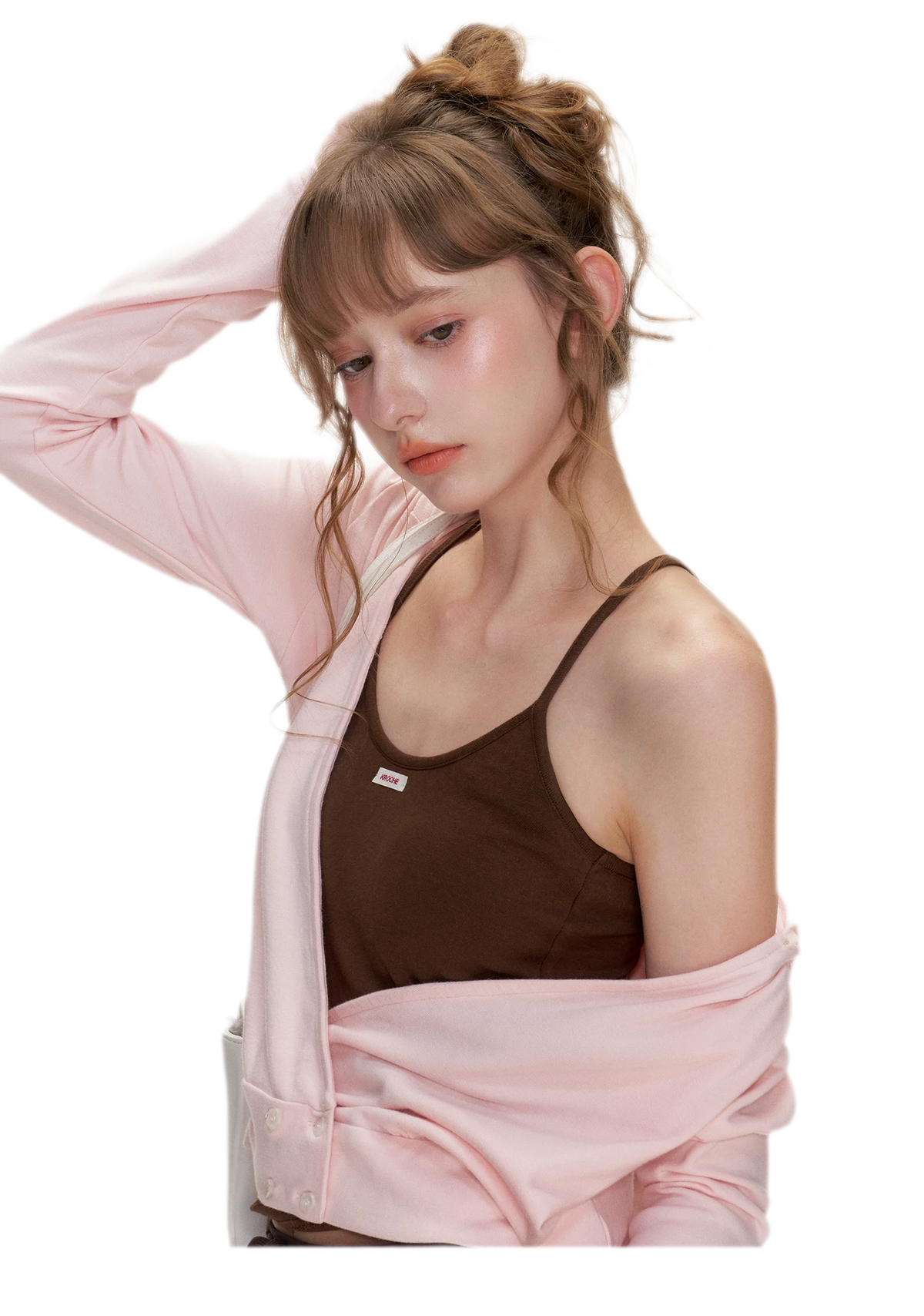 Wrap V-Neck Knitwear Set