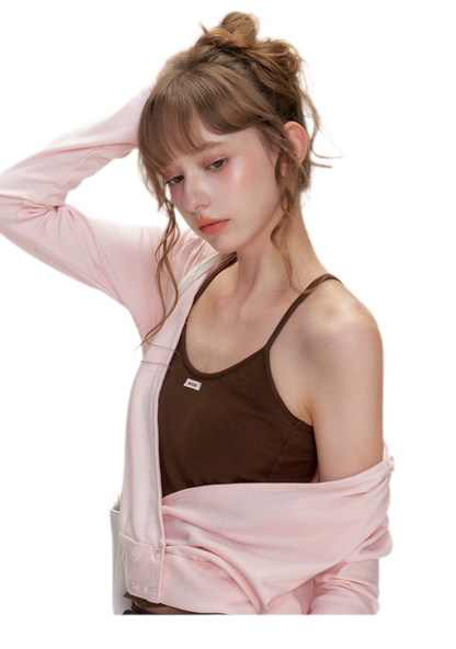 Wrap V-Neck Knitwear Set