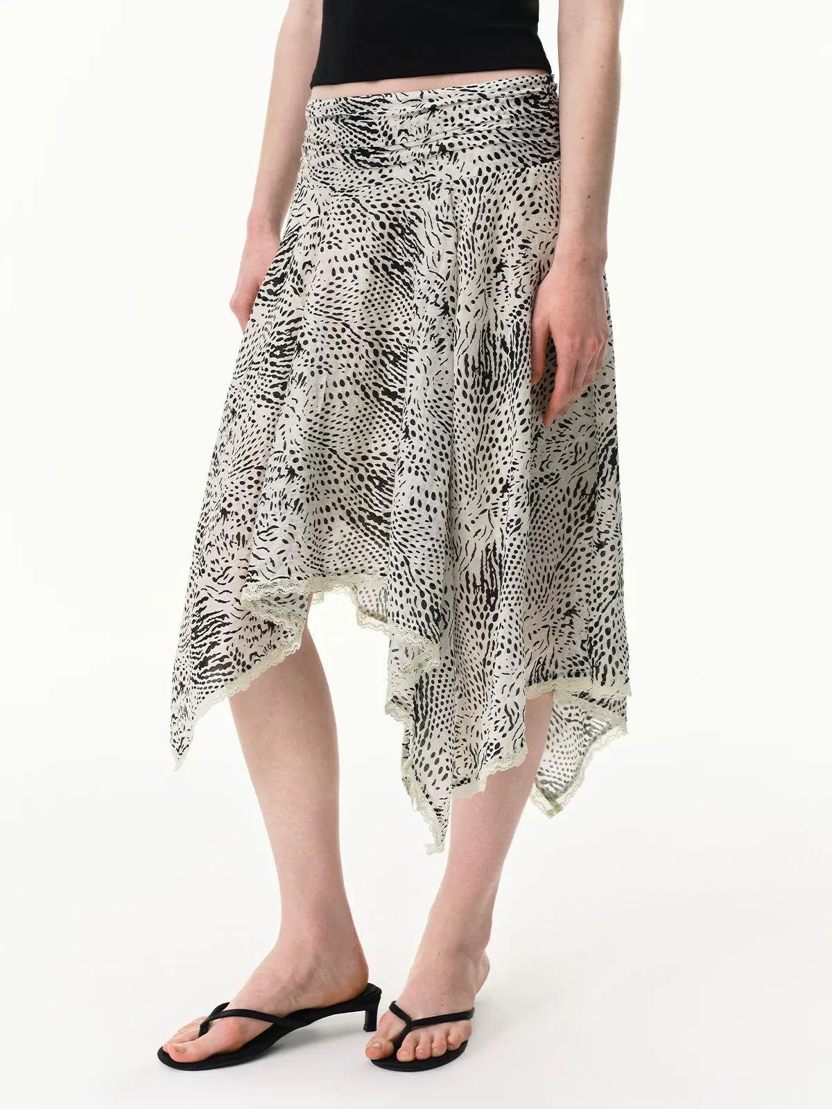 Zebra Lace Skirt