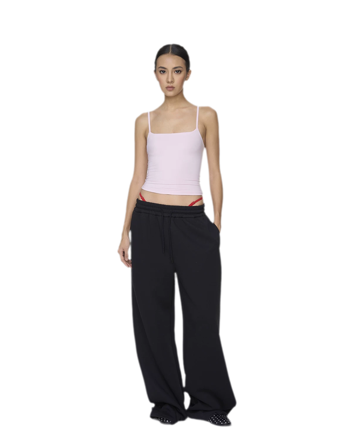 Air Cotton Wide-Leg Sweatpants